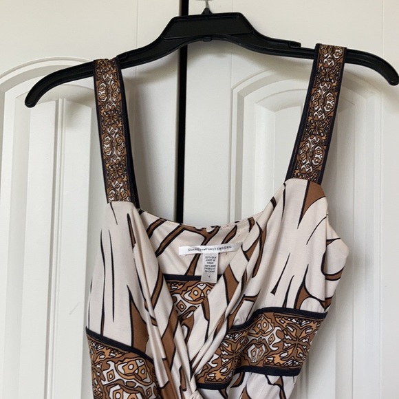 100% Silk Diane von Furstenberg Wrap Dress - Picture 2 of 6